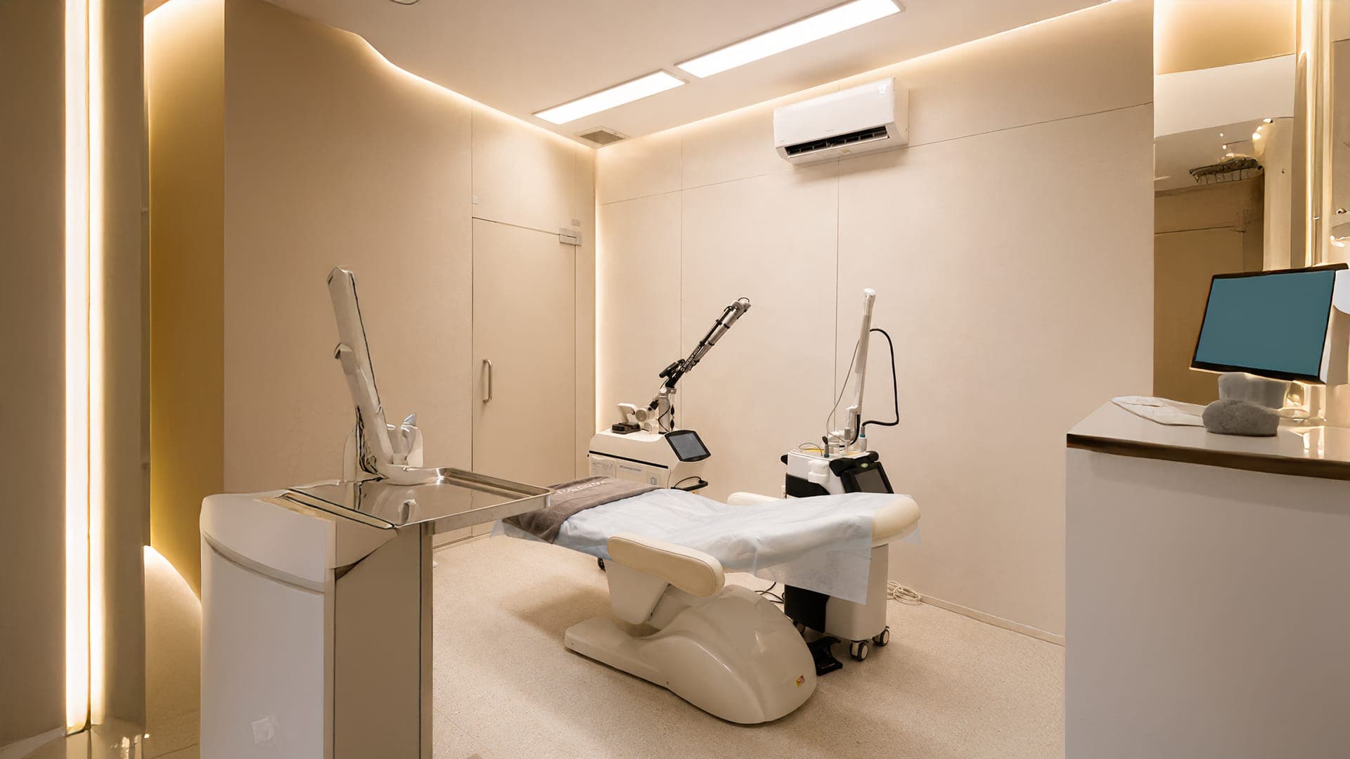 Ảnh minh hoạ — phòng laser tại BonBoz Clinic, 66–68 Võ Văn Tần, Phường Xuân Hòa, TP.HCM