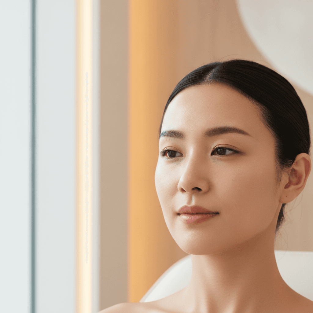 Ảnh minh hoạ — Chân dung phụ nữ châu Á dùng minh hoạ liệu trình tiêm